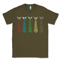 Army Green Tally Hall Ties Classic Tee - linhVisuals
