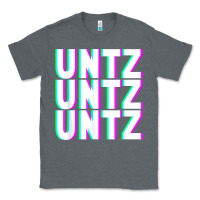 Charcoal Heather untz untz untz techno dubstep riddim raver dj party t shirt Classic Tee - linhVisuals