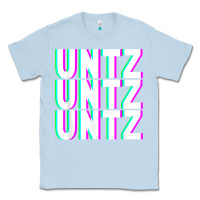 Dusty Blue untz untz untz techno dubstep riddim raver dj party t shirt Classic Tee - linhVisuals
