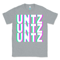 Heather Grey untz untz untz techno dubstep riddim raver dj party t shirt Classic Tee - linhVisuals