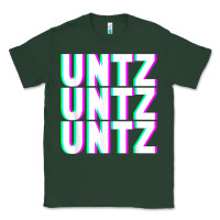 Sports Green untz untz untz techno dubstep riddim raver dj party t shirt Classic Tee - linhVisuals