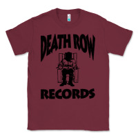 Burgundy death row record Classic Tee - linhVisuals