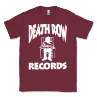 Burgundy death row record Classic Tee - linhVisuals