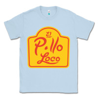 Dusty Blue el pollo loco Classic Tee - linhVisuals