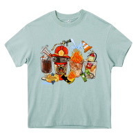 Arona Firefighter Coffee Cups Heavy Core Tee - FaDigitalArtStudio
