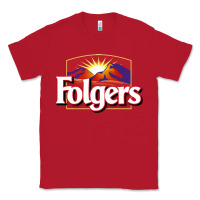 Red folgers Classic Tee - linhVisuals