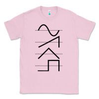 Bubblegum Pink vintage analog synthesizer techno waveform   synth nerd raglan basebal Classic Tee - linhVisuals
