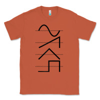 Copper vintage analog synthesizer techno waveform   synth nerd raglan basebal Classic Tee - linhVisuals