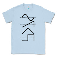 Dusty Blue vintage analog synthesizer techno waveform   synth nerd raglan basebal Classic Tee - linhVisuals