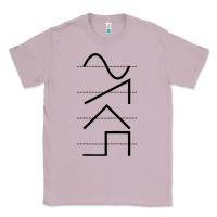 Lilac vintage analog synthesizer techno waveform   synth nerd raglan basebal Classic Tee - linhVisuals