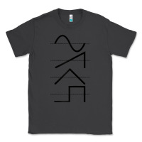 Smoke vintage analog synthesizer techno waveform   synth nerd raglan basebal Classic Tee - linhVisuals