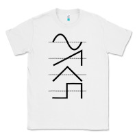 White vintage analog synthesizer techno waveform   synth nerd raglan basebal Classic Tee - linhVisuals