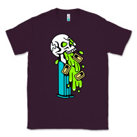 Plum skull pez Classic Tee - linhVisuals