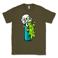 Army Green skull pez Classic Tee - linhVisuals