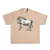 Burro percheron horse Urban Heavy Tee - LillyAllenDesigns