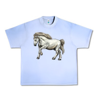 Grape Ice percheron horse Urban Heavy Tee - LillyAllenDesigns