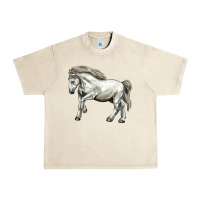 Sandshell percheron horse Urban Heavy Tee - LillyAllenDesigns
