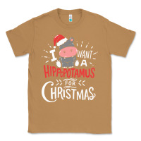 Toasted Coconut i want hippopotamus for christmas hippo xmas gift Classic Tee - linhVisuals