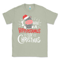 Matcha i want hippopotamus for christmas hippo xmas gift Classic Tee - linhVisuals