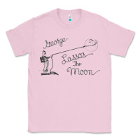 Bubblegum Pink george lassos the moon   its a wonderful life Classic Tee - linhVisuals