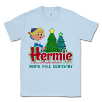 Dusty Blue hermie the elf dentistry    rudolph the red nosed reindeer Classic Tee - linhVisuals