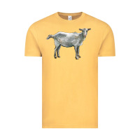 Vintage Mustard saanen goat Vintage Tee - LillyAllenDesigns