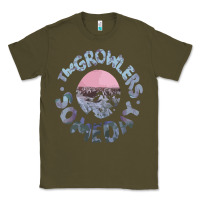 Army Green the growlers Classic Tee - linhVisuals