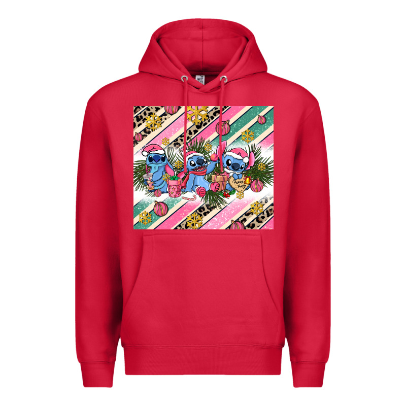 Pink Stitch  Christmas Premium Hoodie by AdoDesignShop | Teevron