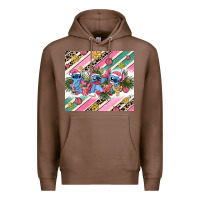 Chestnut pink stitch  christmas Premium Hoodie - AdoDesignShop