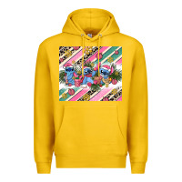Lemon pink stitch  christmas Premium Hoodie - AdoDesignShop