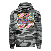 Slate Camo pink stitch  christmas Premium Hoodie - AdoDesignShop