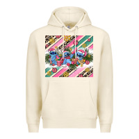 Tofu pink stitch  christmas Premium Hoodie - AdoDesignShop