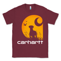 Burgundy carhartt vintage Classic Tee - linhVisuals