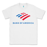 White bank of america Classic Tee - linhVisuals