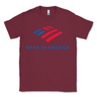 Burgundy bank of america Classic Tee - linhVisuals