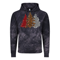 Cloud Black christmas trees Vintage Hoodie - BarkalooDesign