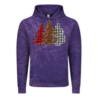 Cloud Purple christmas trees Vintage Hoodie - BarkalooDesign