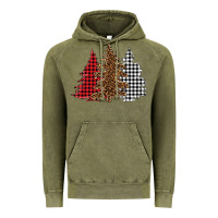 Vintage Olive christmas trees Vintage Hoodie - BarkalooDesign
