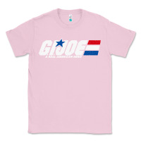 Bubblegum Pink distressed army green gi joe Classic Tee - linhVisuals