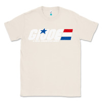 Natural distressed army green gi joe Classic Tee - linhVisuals