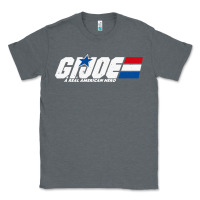 Charcoal Heather distressed army green gi joe Classic Tee - linhVisuals