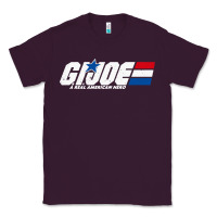 Plum distressed army green gi joe Classic Tee - linhVisuals