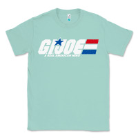 Seafoam distressed army green gi joe Classic Tee - linhVisuals