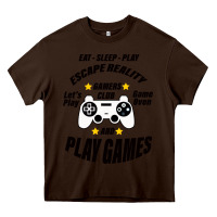 Chocolate Brown Escape Reality Heavy Core Tee - Bettercallsaul