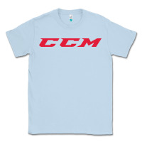 Dusty Blue c c m hockey Classic Tee - linhVisuals