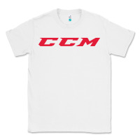 White c c m hockey Classic Tee - linhVisuals