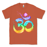 Copper womens om symbol   psy trance goa yoga meditation buddhism buddhist v Classic Tee - linhVisuals