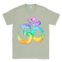 Matcha womens om symbol   psy trance goa yoga meditation buddhism buddhist v Classic Tee - linhVisuals