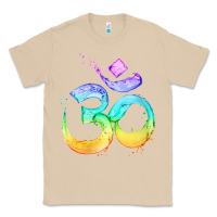 Mushroom womens om symbol   psy trance goa yoga meditation buddhism buddhist v Classic Tee - linhVisuals
