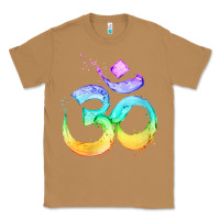 Toasted Coconut womens om symbol   psy trance goa yoga meditation buddhism buddhist v Classic Tee - linhVisuals